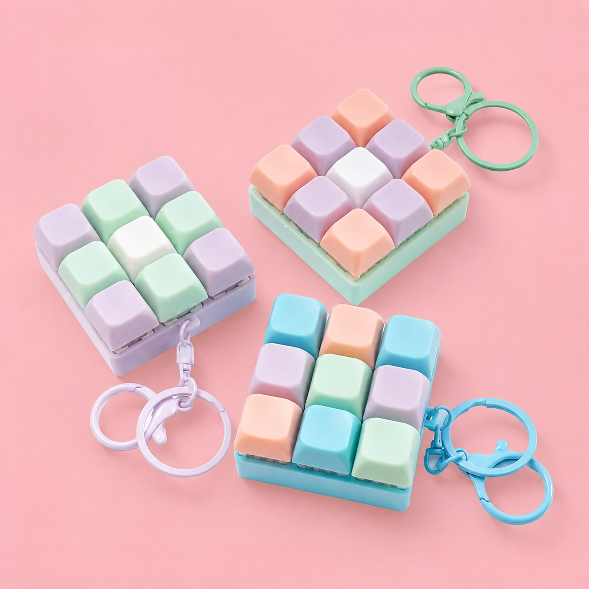 random color sensory keys